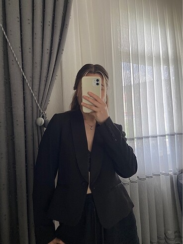 HM SİYAH KISA BLAZER