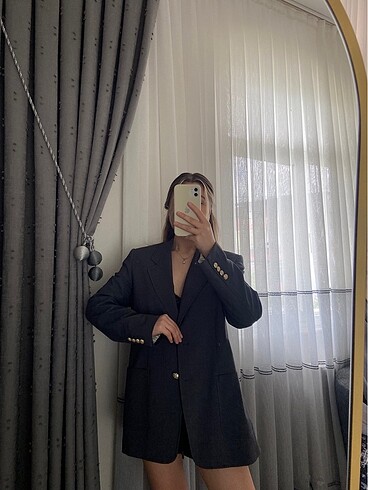 ZARA ANTRASİT BLAZER CEKET