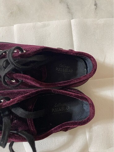 38 Beden bordo Renk pull and bear kadın ayakkabı