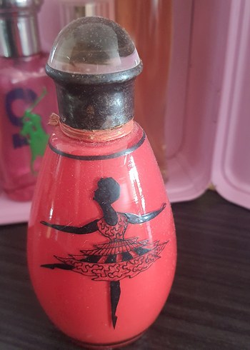 1950_60 vintage kadın parfüm şişesi
