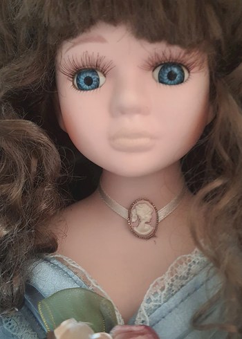  Beden vintage 1970 fransiz 58 cm porselen bebek