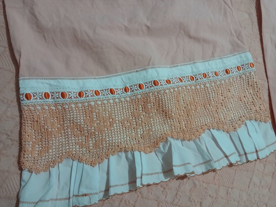 Pembe Pastel Renkli Düz Yatak Örtüsü - Görsel 4