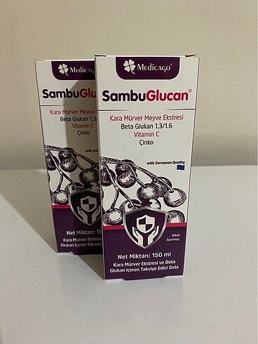 2 Adet SambuGlucan