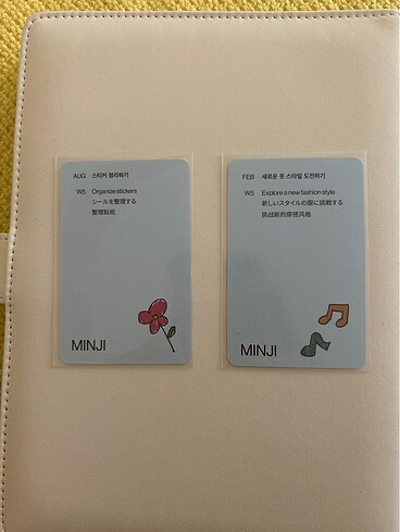  Minji Orjinal photocard