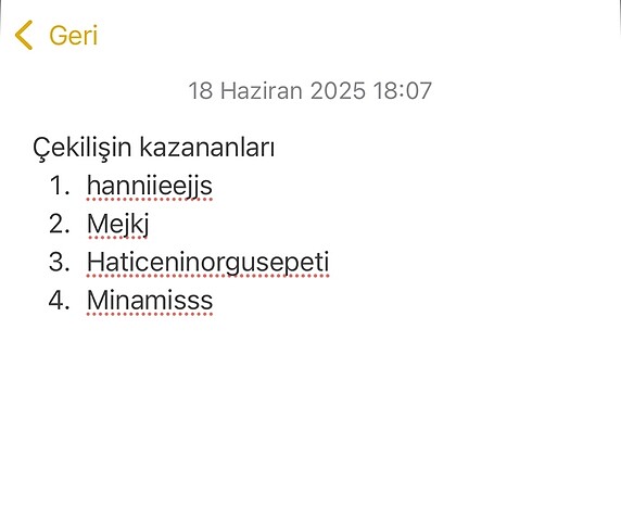 Kazananlar