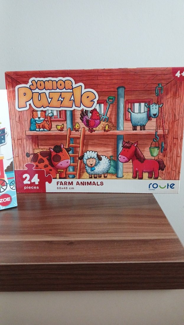 Çiftlik Hayvanları ve Araçlar Çocuk Puzzle Seti - Görsel 3