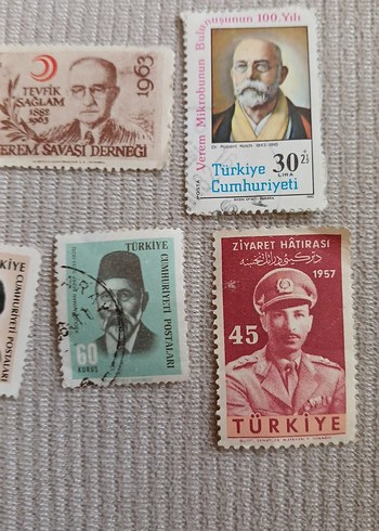  Beden Türkiye Temalı Eski Pul Koleksiyonu