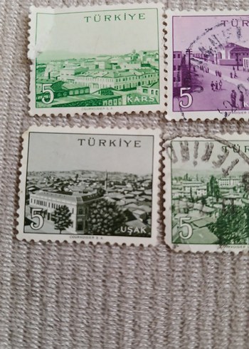 Türkiye Temalı Renkli Pul Koleksiyonu
