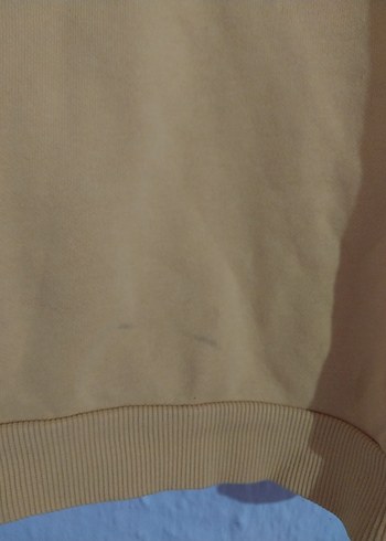 Kız Çocuk Sarı Fermuarlı Kapüşonlu Sweatshirt - Görsel 4