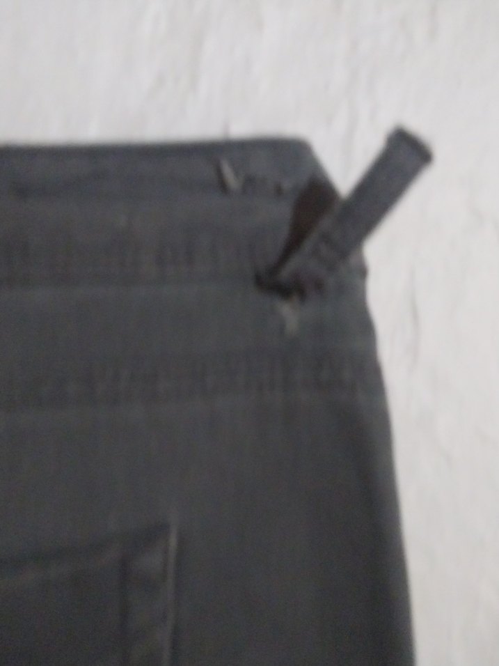 Gri bayan ispanyol paça Denim Pantolon Regular Fit - Görsel 4