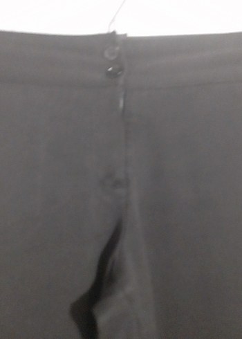 Kadın Siyah Kumaş Pantolon - Görsel 2