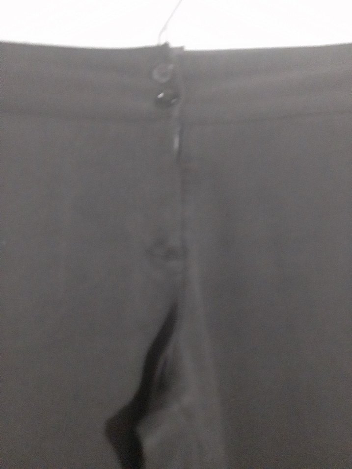 Kadın Siyah Kumaş Pantolon - Görsel 2