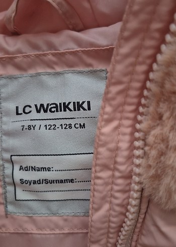 7 Yaş Beden Kız Çocuk Pembe Kürklü Kapüşonlu Yelek