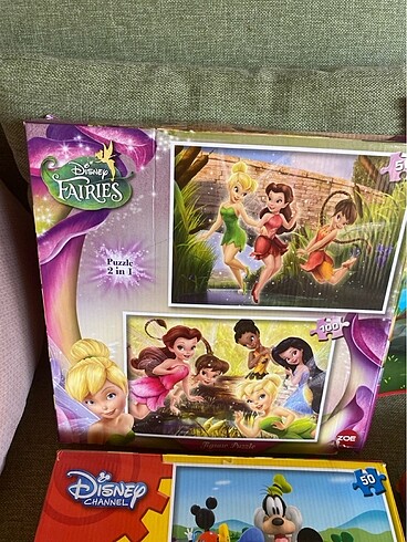 Disney Fairies Puzzle 50 parçalı 2 adet