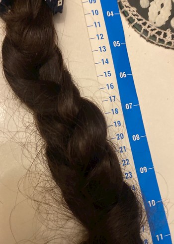 Kahverengi Yün Püsküllü Bohem Gerçek Saç - Görsel 2