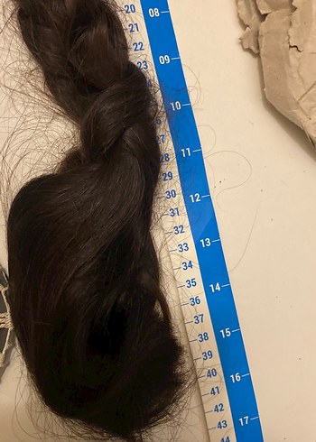 Kahverengi Yün Püsküllü Bohem Gerçek Saç - Görsel 3