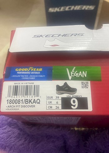 Skechers Bayan Siyah Spor Ayakkabı Bağcıkları - Görsel 8