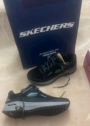 Skechers Bayan Siyah Spor Ayakkabı Bağcıkları - Görsel 2