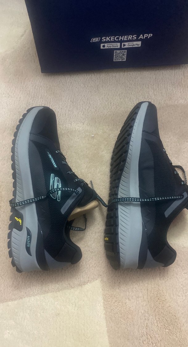 Skechers Bayan Siyah Spor Ayakkabı Bağcıkları - Görsel 5