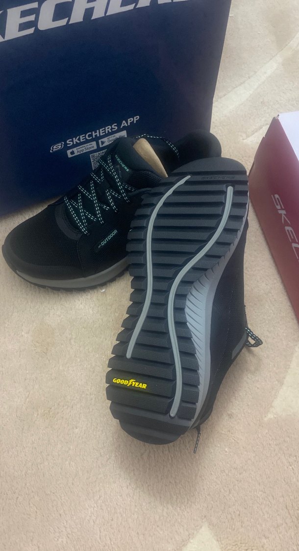 Skechers Bayan Siyah Spor Ayakkabı Bağcıkları - Görsel 4