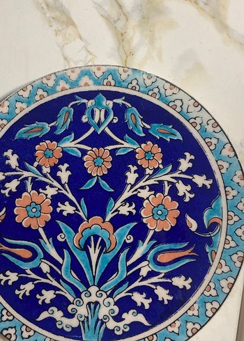 Beden Osmanlı Çini Desenli Tabak