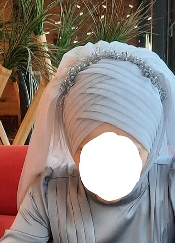Saten abiye gümüş rengi