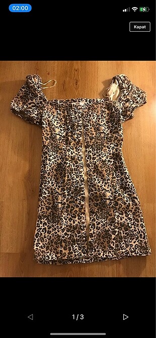 Leopar elbise
