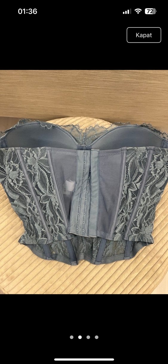 Dahi marka Mavi Straplez Bustiyer - Görsel 3