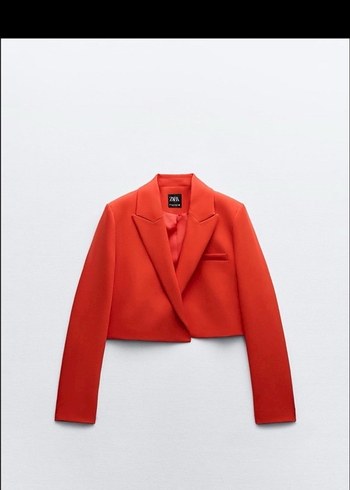 Zara Kirmizi Blazer Ceket