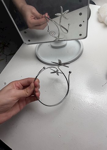 Accessorize Gri Yıldız Detaylı Pazu Üst Kol Bilekliği