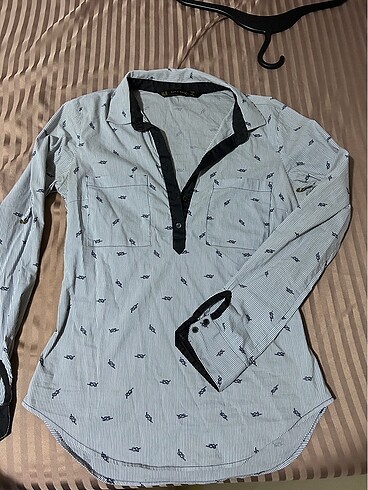 Zara gömlek bluz - Görsel 4