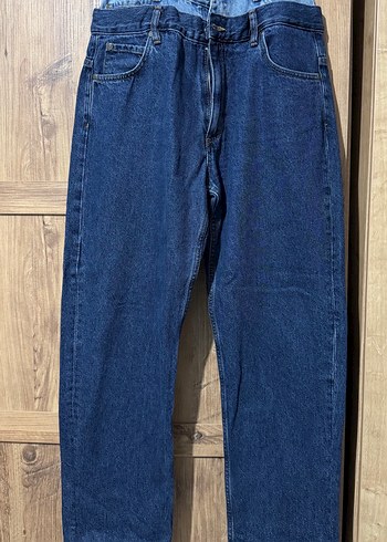 Sandro Marka Koyu Mavi Rahat Kesim Denim Jean
