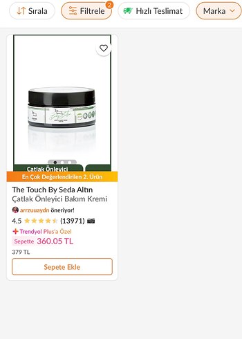 Diğer The Touch By Seda Altın Çatlak Önleyici Bakım Kremi 180 ml