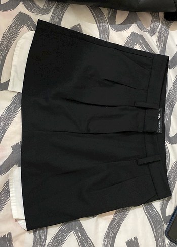 Siyah Pilili Mini Etek - Görsel 3