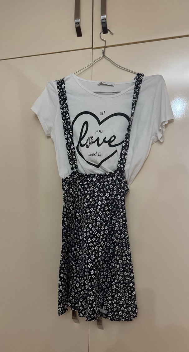 Dantel Detaylı Bol Kesim Hamile Tişörtü - Görsel 3