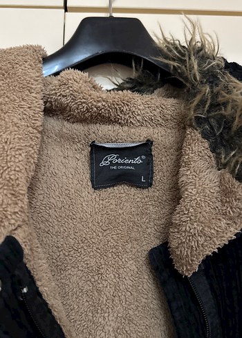Kahverengi Süet Kürklü mont - Görsel 2