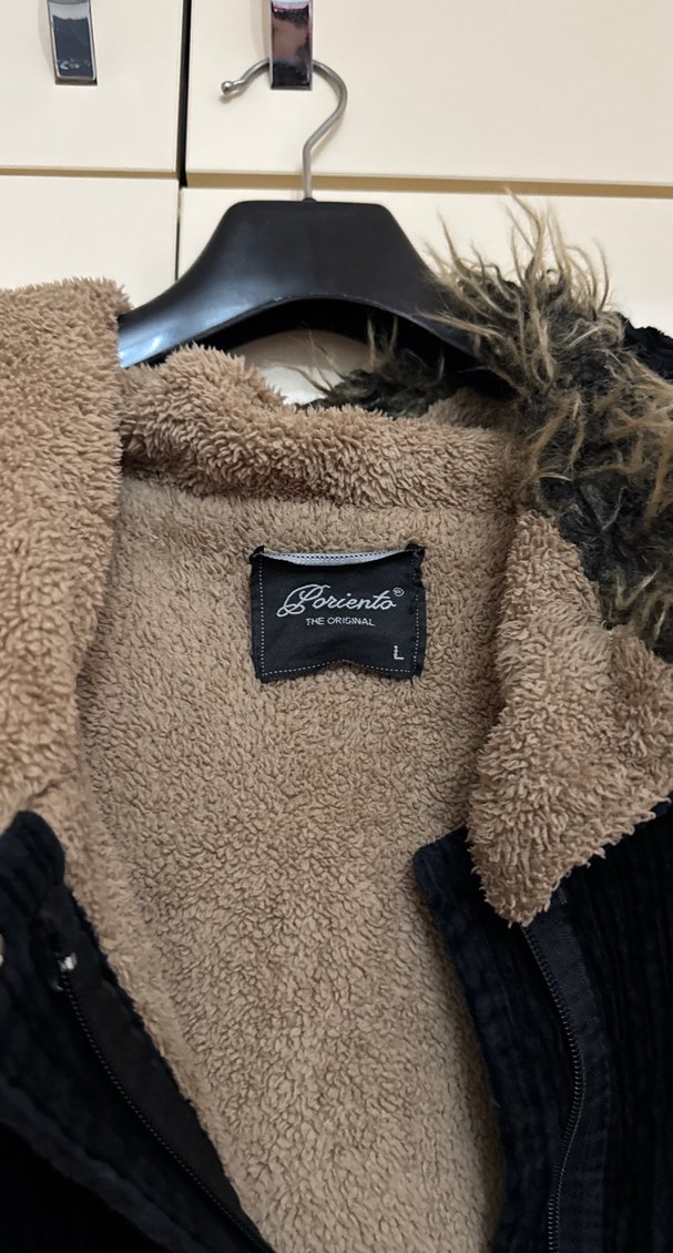 Kahverengi Süet Kürklü mont - Görsel 2