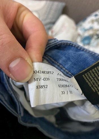 Erkek Gri Bol Kesim Denim Pantolon - Görsel 2