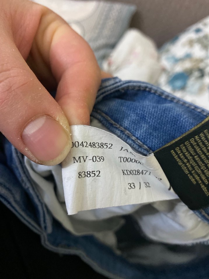 Erkek Gri Bol Kesim Denim Pantolon - Görsel 2