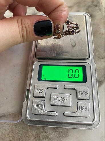 Sterling silver Taşlı gümüş yüzük
