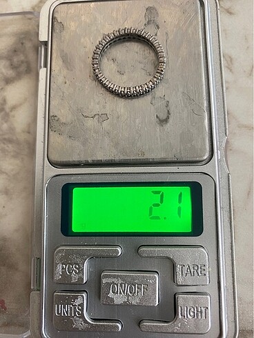 Sterling silver Kesinlikle gümüş taşlı yüzük