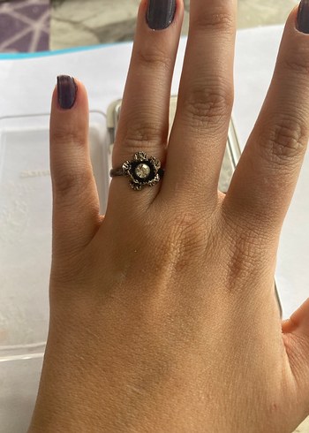 925 ayar gül yüzük - Görsel 3