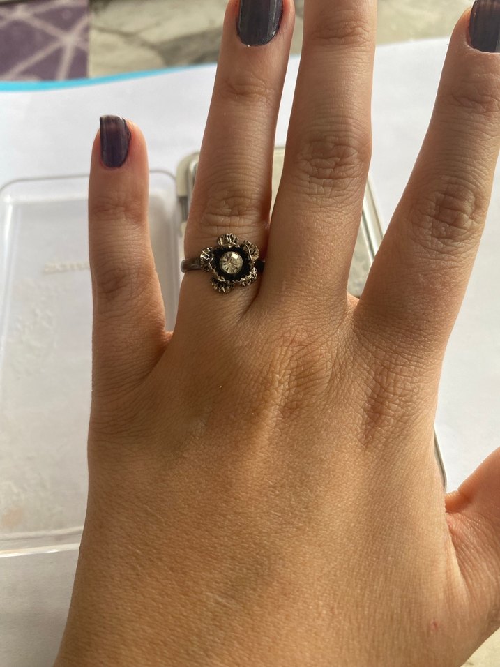 925 ayar gül yüzük - Görsel 3