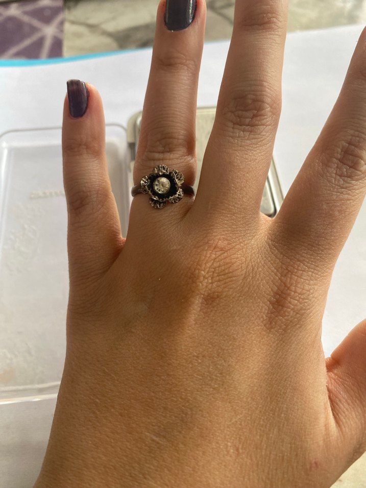 925 ayar gül yüzük - Görsel 4