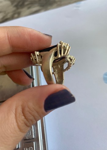 925 ayar markazitli yüzük - Görsel 4