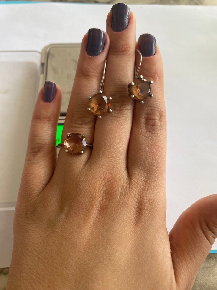 925 ayar zultanit takım - Görsel 2