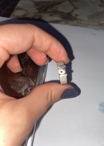 925 ayar zirkon taşlı yüzük - Görsel 4