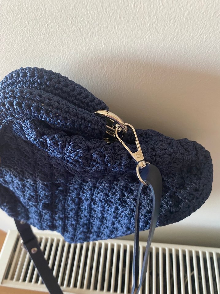 Polyester makrome ip çanta - Görsel 4