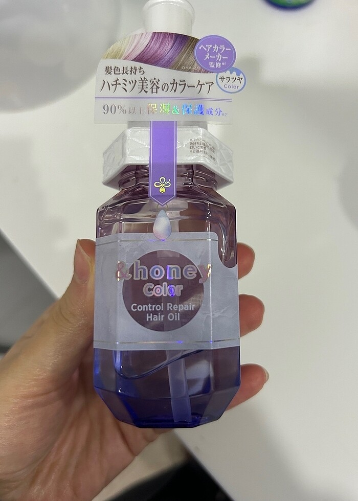 honey color repair hair oil - Görsel 2