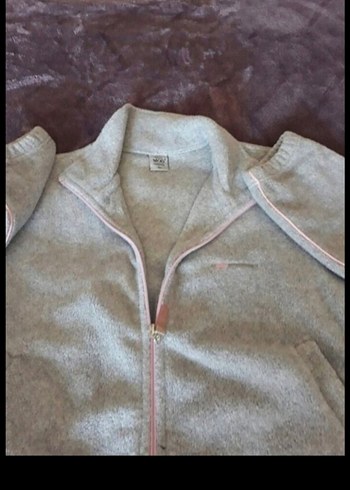 Gri Fermuarlı Sweatshirt ve Eşofman Takımı - Görsel 5